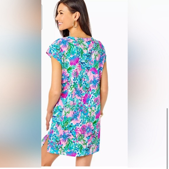NWT Lilly Pulitzer Talli Cover Up Mandevilla Baby Paradise Petal - Picture 4 of 4